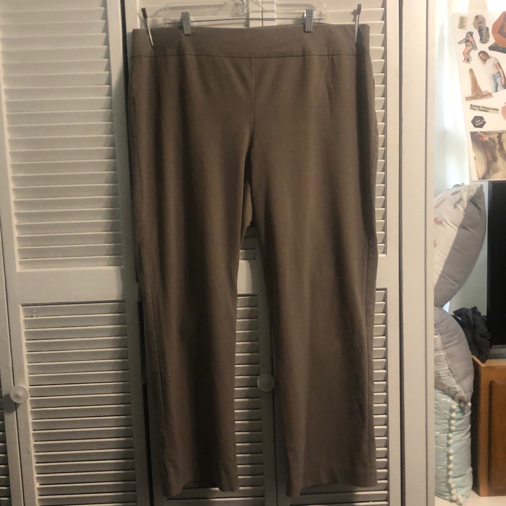 Roz & Ali Secret Agent Dress Pants (Tan)